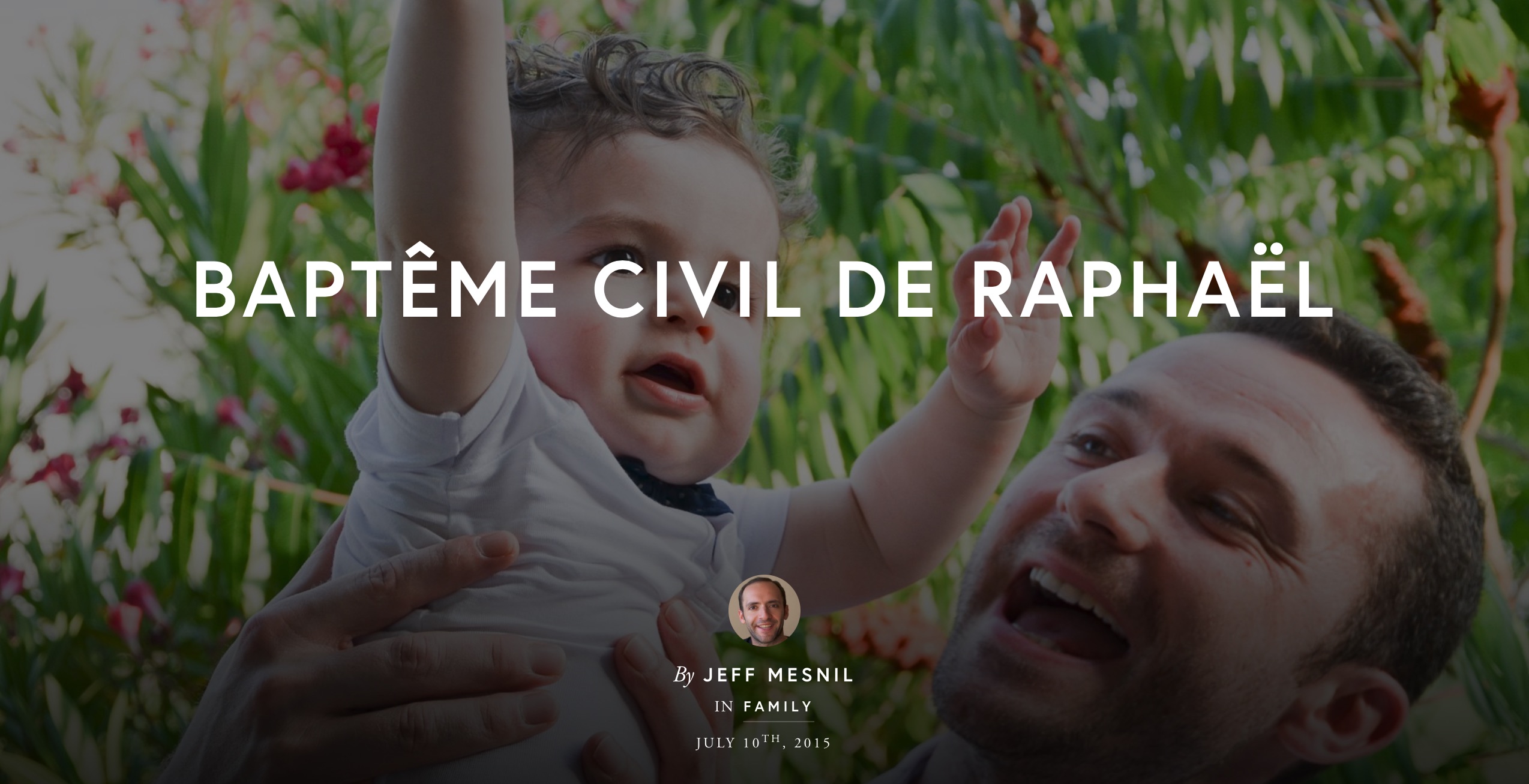 Bapt&ecirc;me Civil de Rapha&euml;l on Exposure